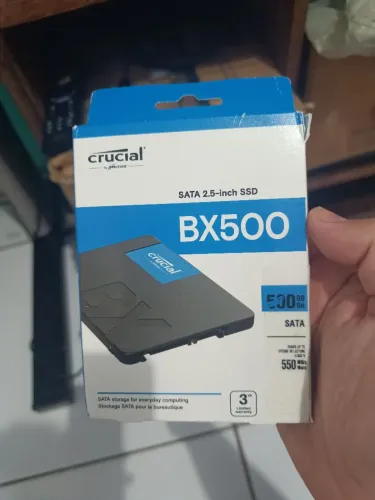 SSD crucial 500gb na caixa lacrado