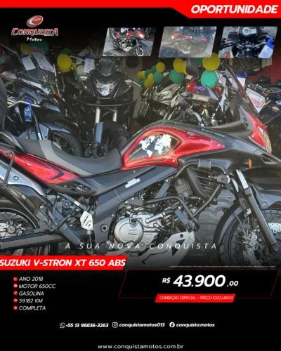 V-stron XT650 Abs 2018 (Apenas 59.000Km)