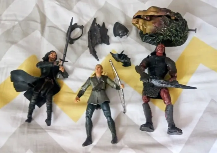 Lote de bonecos do Senhor dos Anéis Toy Biz