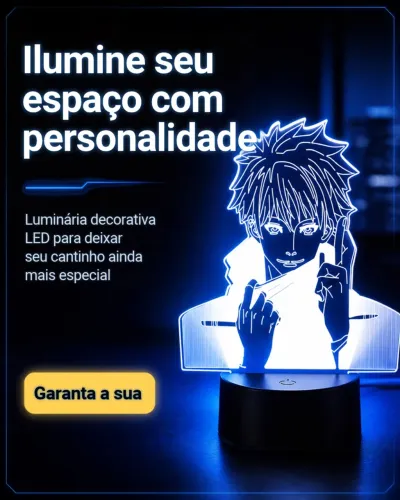 Luminária Jujutso kaizen