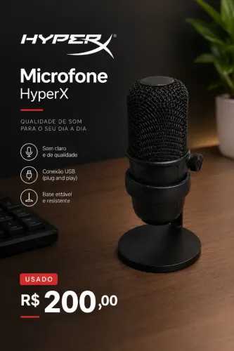 Microfone Hyperx solocast