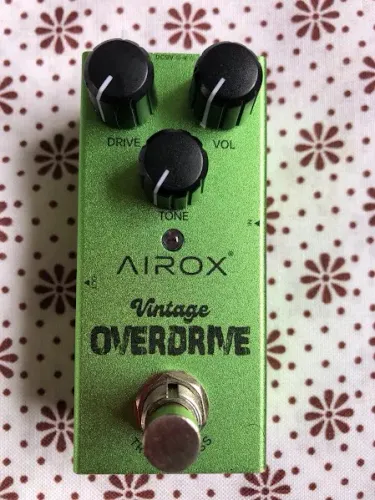 Pedal Overdrive Vintage Airox Mini faço Olxpay/ML avalio troca