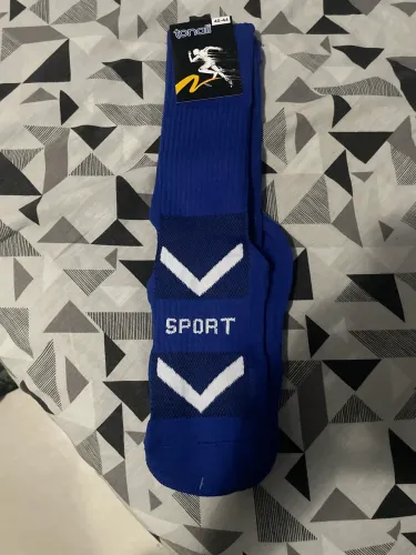 Meia Antiderrapante Azul