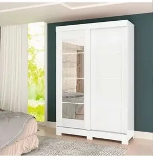 Guarda Roupa 2 Portas 2 Gavetas com Espelho - Oferta!!