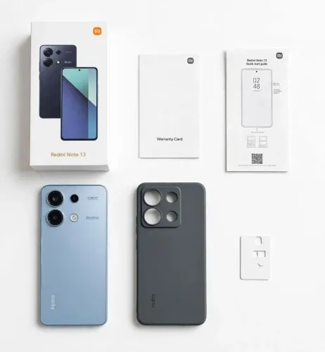 Redmi Note 13 256GB 8GB RAM - Ice Blue - Impecável + Caixa e Tudo Original