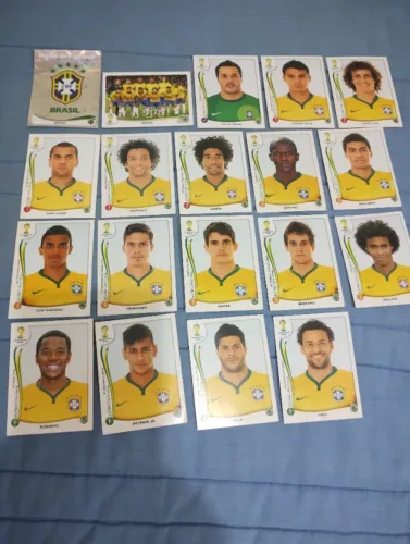 Figurinhas Seleção Brasileira Copa 2014 novas original
