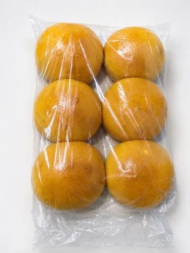 Pão brioche pincelado
