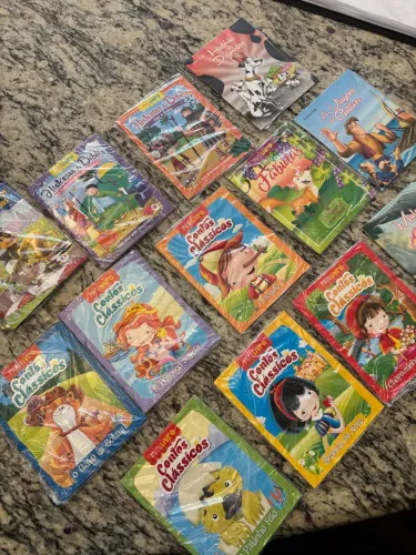 MINI LIVRO INFANTIL de 8,00 reais por somente 2,00 reais cada unidade.