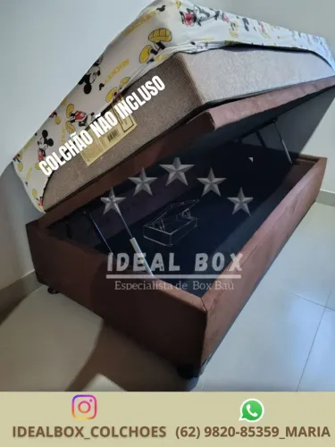 Box baú solteiro Blindado 88*188