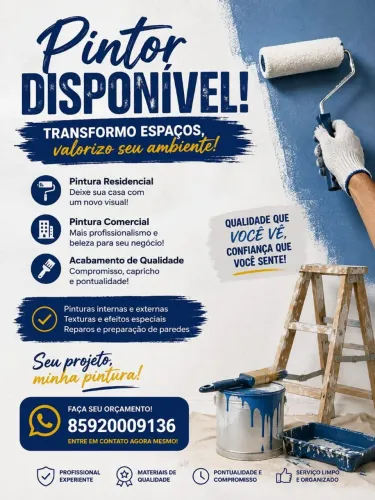 Pintor profissional servico de qualidade e preço baixo