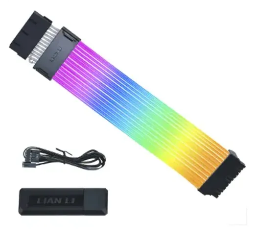 Cabo Extensor Lian Li Strimer V2 24 Pinos ARGB - Pronta Entrega Fortaleza O cab