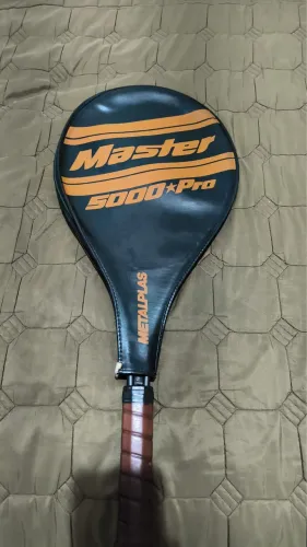 Raquete de Tênis Metalplas Master 5000 Pro + Capa Original