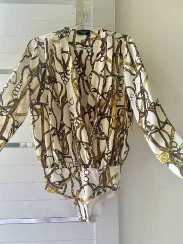 Body camisa manga longa Zara P