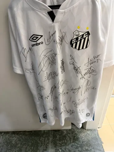 Camisa Santos 2020 autografada