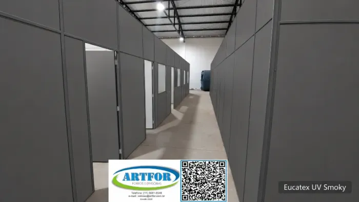 Divisórias Escritório Eucatex Instaladas. Artfor Divisória Empresa Especializada desd 2008