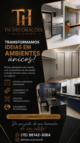 Fábricação de móveis planejados 