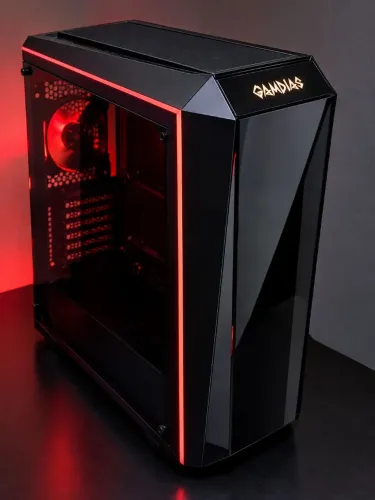 Gamdias Talos P1A RGB | 7 Fans Originais | Vidro Temperado
