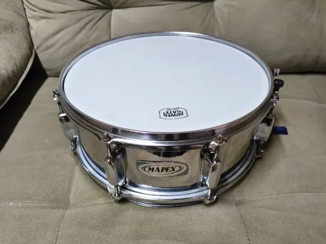 Caixa 14x5,5' Mapex em Metal com 8 Afinadores Pele Batedeira Nova