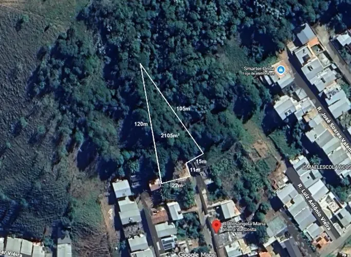 Terreno/ chácara 2105 m2
