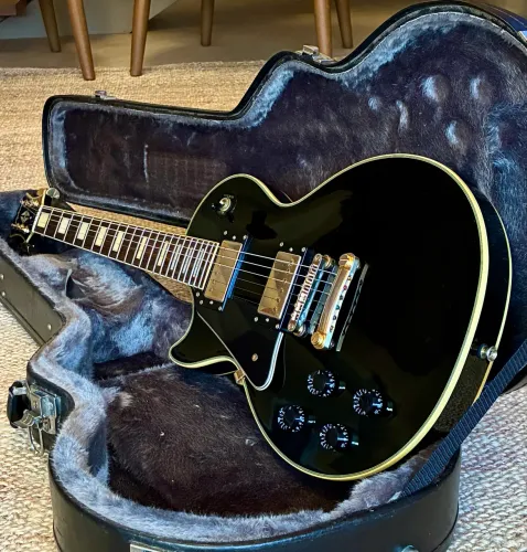 Epiphone Custom Black Beauty - CANHOTA + Hardcase