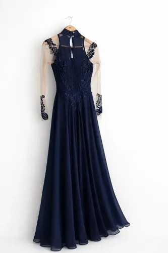 Vestido Formatura/Casamento Marinho elegante