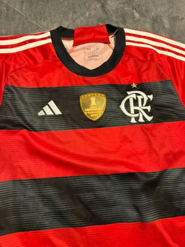 Camisa Flamengo 2023 original adidas zerada com patch campeão libertadores tamanho gg