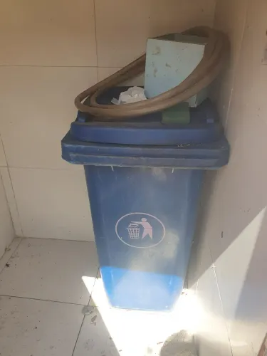 Lixeira 240 litros coletor com rodas