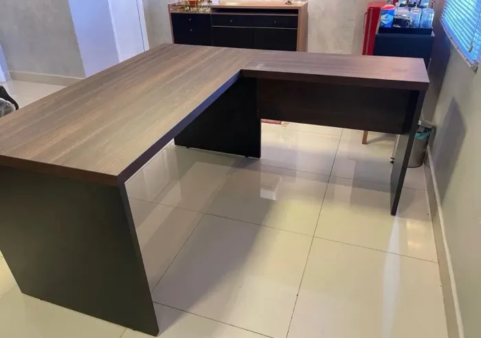 MESA DE ESCRITORIO EM L 1.50 LOND LOJA IKONOFFICE 