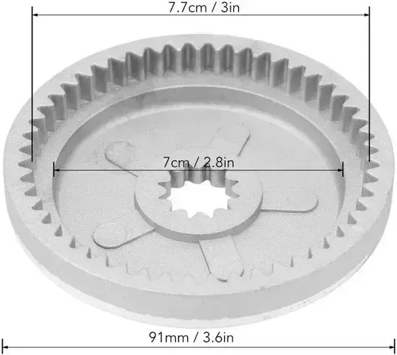 Engrenagem universal Nagano Guincho 12v de 2000lb a 3000lb Atv De Alta Resistência 51t