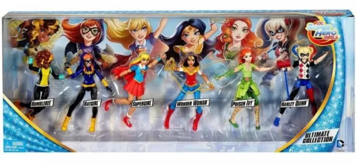 DC Comics Super Hero Girls Ultimate Collection 6 Pack Marvel Legends Batgirl Supergirl