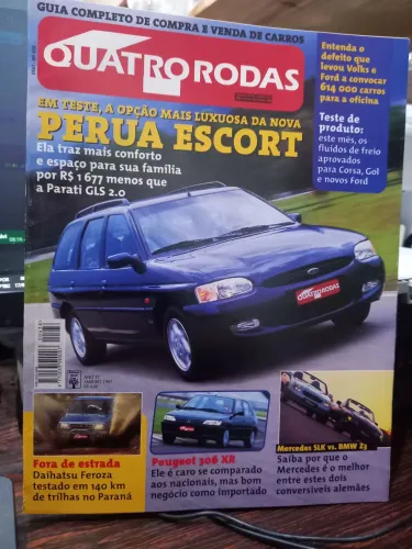 Revista quatro rodas edição Perua Escort