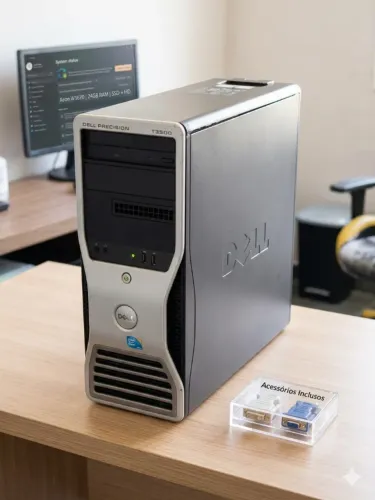 Workstation Dell T3500 | Xeon 6 Cores | 24GB RAM | SSD + HD | Jundiaí