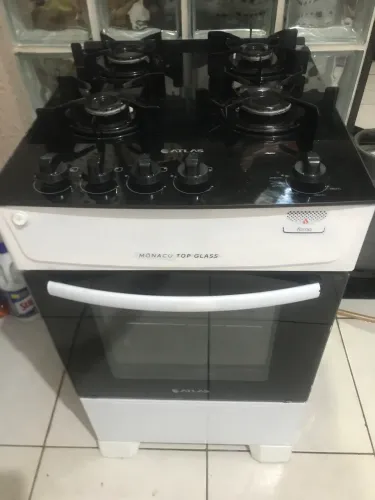 Fogão Atlas mesa de vidro !