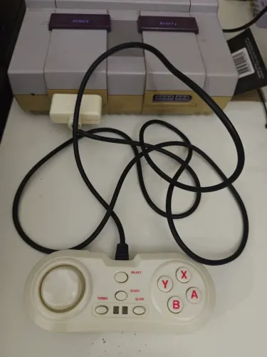 Controle super nintendo turbo para colecionador