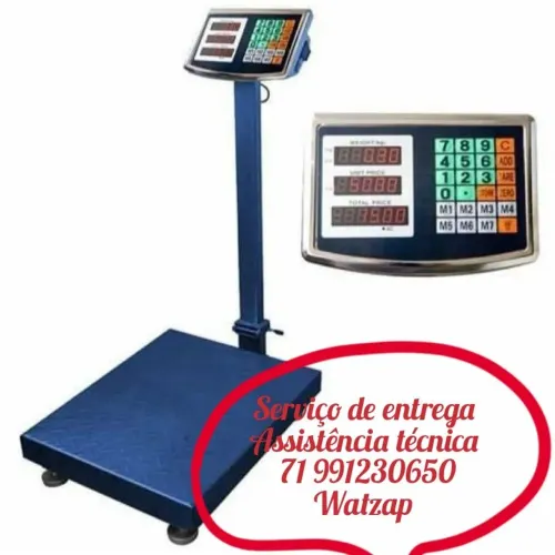Balança 180kg nova c bateria.