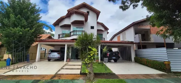 ef0323 Condomínio Greenville Casa Duplex de Alto Padrão no | 4 Suítes | Piscina | 6 Vagas