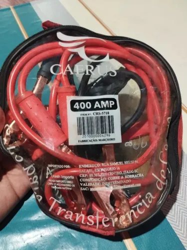 Cabo de transferência de carga bateria ( chupeta)