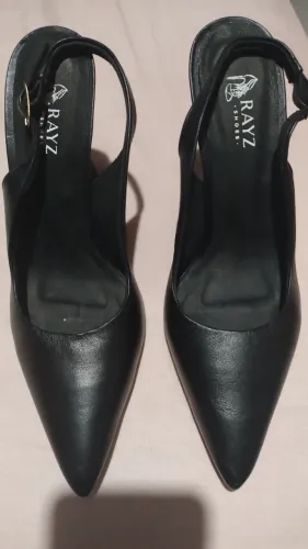 Scarpin Slingback Rayz Shoes Preto
