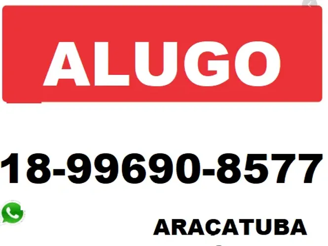 Alugo barracão com frente de vendas, * whats, local movimentado Araçatuba
