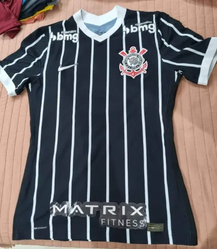 Camisa Corinthians 2021 away tam M jogador carimbada
