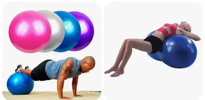 01Bola suíça pilates 02 bola pequena fortalecimento