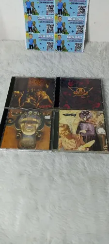 CD Música Pop e Rock Lote, Skid Row, Aerosmith, Green day entre outros