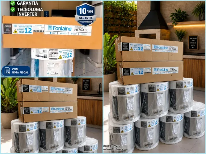 Ar condicionado 12000 BTUs 127 volts novo lacrado na caixa