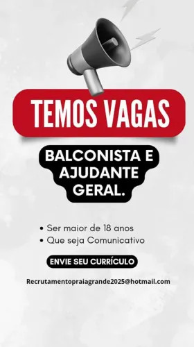 Vaga de emprego