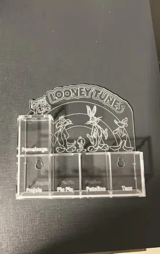 Suporte de Acrílico para Gogos Looney Tunes
