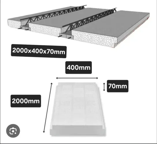 EPS laje 2000x400x70mm