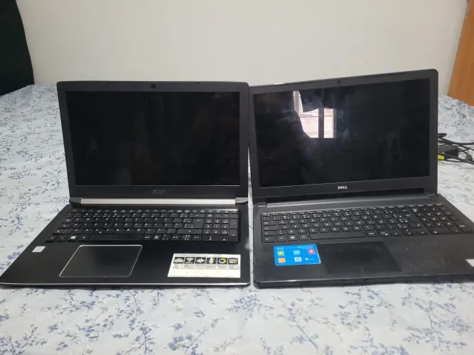 Notebooks Dell e Acer com defeito