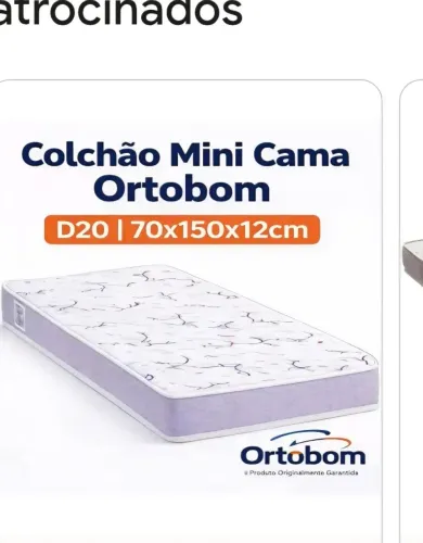 Colchao mini cama ortobom physical 150x70
