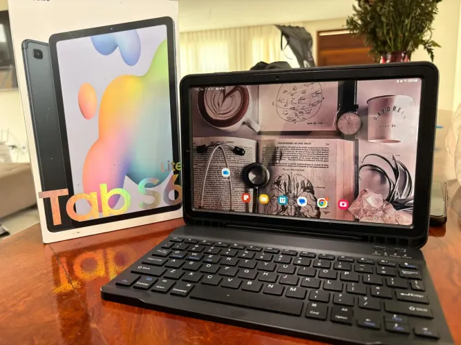 TAB S6 LITE, SEM NENHUM RISCO + S PEN ORIGINAL