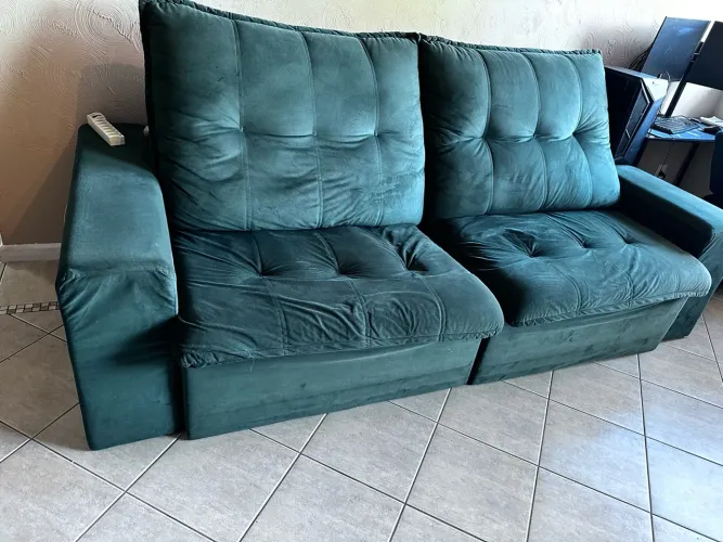 Sofá de 3 lugares extensível